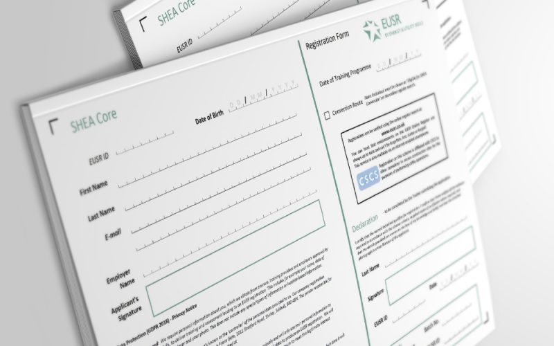 New Registration Forms Following GDPR