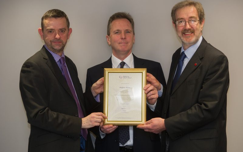 Anglian Water first to secure benchmark Competent Operator Scheme certification