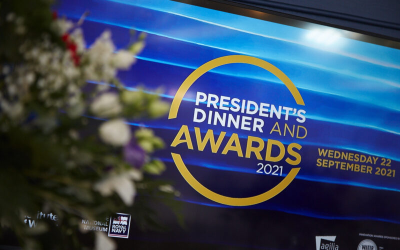 Energy & Utility Skills presents awards at Institute of Water President’s Dinner 2021